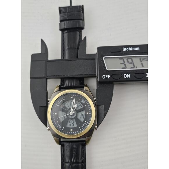 New Multifunction MDC Bronze Case Analog Digital Quartz Mint New Battery - Picture 11 of 12